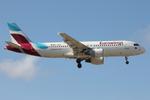 D-ABNH @ LMML - Airbus A320 reg D-ABNH of Eurowings landing in Malta RW31. - by raymond