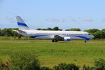 LZ-CGW @ LFRB - Taxiing rwy 25L, Brest Bretagne airport (LFRB-BES) - by Yankee Quebec