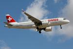 HB-JDD @ LMML - Swiss Airbus A320-271N reg HB-JDD landing in Malta RW13 from Zurich. - by raymond