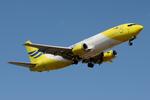 EI-GHC @ LMML - Boeing 737-490(F) reg EI-GHC of Poste Air Cargo climbing out on departure from Malta. - by raymond