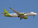 YL-ABM @ LEBL - Landing rwy 24R - by Shunn311