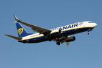 EI-EVC @ LMML - Boeing 737-8AS reg EI-EVC of Ryanair on approach landing in Malta. - by raymond