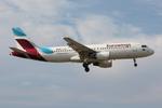 D-ABZE @ LMML - Eurowings Airbus A320-216 reg D-ABZE approaching RW31 to land in Malta. - by raymond