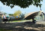 BAPC254 - Supermarine Spitfire I full scale model at the Yorkshire Air Museum, Elvington