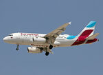 D-AGWX @ LEBL - Landing rwy 24R with additional 'Member of LUFTHANSA GROUP titles - by Shunn311
