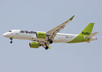 YL-ABV @ LEBL - Landing rwy 24R - by Shunn311