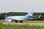 OO-JAO @ LFRB - Taxiing rwy 07R, Brest Bretagne airport (LFRB-BES) - by Yankee Quebec