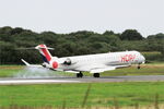 F-HMLL @ LFRB - Landing rwy 07R, Brest Bretagne airport (LFRB-BES) - by Yankee Quebec