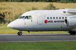 D-AWUE @ LFRB - Taxiing rwy 07R, Brest Bretagne airport (LFRB-BES) - by Yankee Quebec