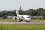 D-AWUE @ LFRB - Lining up rwy 07R, Brest Bretagne airport (LFRB-BES) - by Yankee Quebec