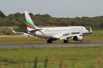 LZ-VAR @ LFRB - Landing rwy 07R, Brest Bretagne airport (LFRB-BES) - by Yankee Quebec