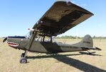 N305FU @ 8FL3 - Cessna 305A - by Mark Pasqualino