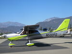 N502FG @ POC - Parked in East transit parking - by Helicopterfriend