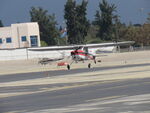 N3459V @ CCB - Lifting off - by Helicopterfriend