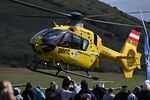 OE-XVM @ LOAS - OEAMTC (Austrian Cardrivers Association) helicopter Christophorus 33 OE-XVM landing in front of the crowd at the Flugplatzfest Spitzerberg 2025