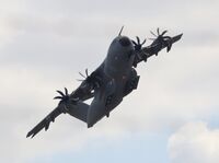 54 49 @ ETNW - A400M-180 54 49 flies over Wunstorf Air Base (ETNW). Undercarriage open. - by Ingo Frerichs