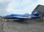 XL572 - Hawker Hunter T7 (displayed as 'XL571') at the Yorkshire Air Museum, Elvington