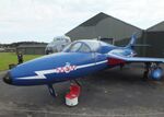XL572 - Hawker Hunter T7 (displayed as 'XL571') at the Yorkshire Air Museum, Elvington