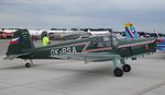 OK-BSA @ LKPD - Well maintained 1949-build Z-381 OK-BSA (ex-OK-ZFZ / ex-D-EHUB / ex-N94245) with Bata logo at the Pardubice Airshow, Czech Republic