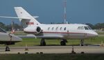 N200WK @ SRQ - Falcon 20 N200WK operated by Skyview LLC waits for its next job at Sarasota, FL