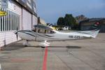 HB-CZS @ LSZG - In front of the maintenance-hangar