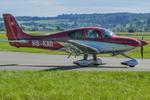 HB-KAG @ LSZG - Leaving Grenchen