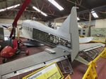 VV901 - Avro 652A Anson T21 (outer wings dismounted, minus parts of fuselage skin) being restored at the Yorkshire Air Museum, Elvington