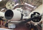 VV901 - Avro 652A Anson T21 (outer wings dismounted, minus parts of fuselage skin) being restored at the Yorkshire Air Museum, Elvington