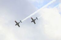 D-ENIC @ EDST - D-ENIC leads D-EDUR during their aerobatic display at OTT 2025 - by Ingo Frerichs