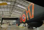 BAPC449 - Handley Page Halifax III (composite airframe, parts from HR792, JP158, LW687, TG536) displayed as RAF LV907 'NP F' on port side and as FAFL LL553 'O H7' of FAFL on starboard side, at the Yorkshire Air Museum, Elvington