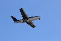 D-EATR @ EDRY - RFB FANJET 600 (Fantrainer 600) D-EATR on final approach to Speyer airport (QCS/EDRY). Air brakes next to the fan are deployed. - by Ingo Frerichs