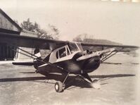 N46082 - Metropolitan Airport (PMX / 13MA) in Palmer Massachusetts - likely in the late 40's after repairs and re-paint by New England Aero tech.
As of 2013, the airport was listed as a private airfield. - by Kenneth Warren