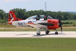 N9025Y @ KSBM - North American T-28C - by Mark Pasqualino