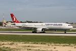 TC-JOK @ LMML - Turkish Airlines Airbus A330-303 reg TC-JOK rolling RW13 on departure from Malta enroute Istanbul. - by raymond