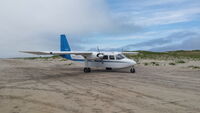 C-GILS @ CSB2 - C-GILS (owned by Sable Aviation) on beach on Sable Island, NS - by Debbie Brekelmans