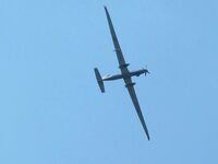 D-FHHH @ EDST - Grob G-520T D-FHHH demonstrates its large wingspan at Hahnweide OTT 2019 - by Ingo Frerichs