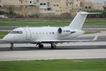 M-ABGS @ LMML - Bombardier Challenger 605 reg M-ABGS (Private) on the main runway in Malta. - by raymond