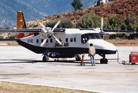 A5-RGC @ PARO - Made a flight from Calcutta to Paro with about 14 passengers - by Gerrit Kool