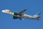 N351FR @ KLAX - Frontier A320Neo taking-off - by FerryPNL