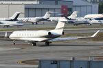 N756LB @ KBUR - G650ER taxying to the FBO - by FerryPNL