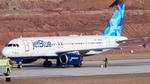 N612JB @ KRDU - jetBlue A320 w/ hydraulics failure - by AviationLover50