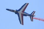 E45 @ LFSX - Dassault-Dornier Alpha Jet E (F-TETF), Athos 05 of Patrouille de France 2015, On display, Luxeuil-St Sauveur Air Base 116 (LFSX) - by Yankee Quebec