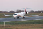 F-HMLG @ LFRB - Bombardier CRJ-1000EL NG, Landing rwy 25L, Brest-Bretagne airport (LFRB-BES) - by Yankee Quebec
