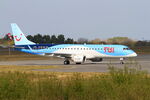 OO-TEA @ LFRB - Embraer 190LR, Taxiing to boarding area, Brest-Bretagne Airport (LFRB-BES) - by Yankee Quebec