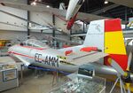 EC-AMM - Hispano HA-200R1 Saeta first prototype at the FPAC (Fundació Parc Aeronàutic de Catalunya) Centre Cultural Aeronàutic, Barcelona El Prat airport