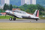 N93 @ LFSI - Convair BT-13A, Taxiing rwy 29, St Dizier-Robinson Air Base 113 (LFSI) - by Yankee Quebec