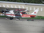 N9445M @ FUL - Covered & tied down - by Helicopterfriend