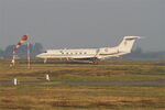 678 @ LFRB - Gulfstream Aerospace G-V Gulfstream V, Holding point, Brest-Bretagne airport (LFRB-BES) - by Yankee Quebec