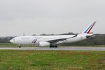 F-UJCT @ LFRB - Airbus A330-243, Lining up rwy 07R, Brest-Bretagne airport (LFRB-BES) - by Yankee Quebec