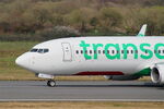 F-HTVA @ LFRB - Boeing 737-8K2, Taxiing rwy 07R, Brest-Bretagne airport (LFRB-BES) - by Yankee Quebec
